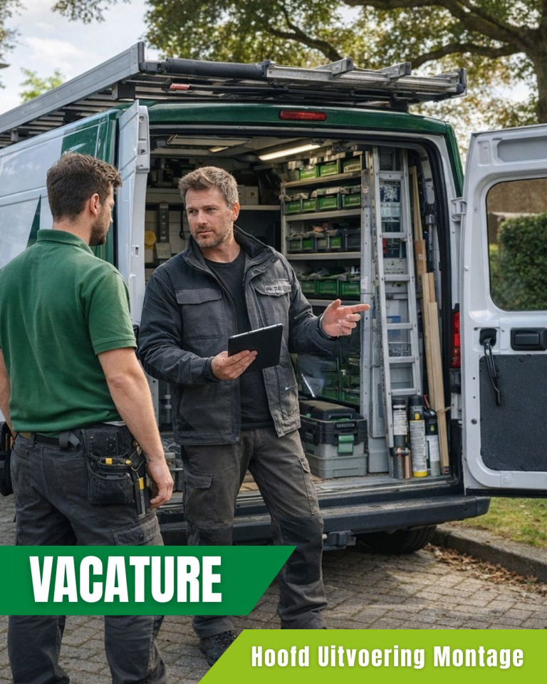 Vacature Hoofd Uitvoering Montage