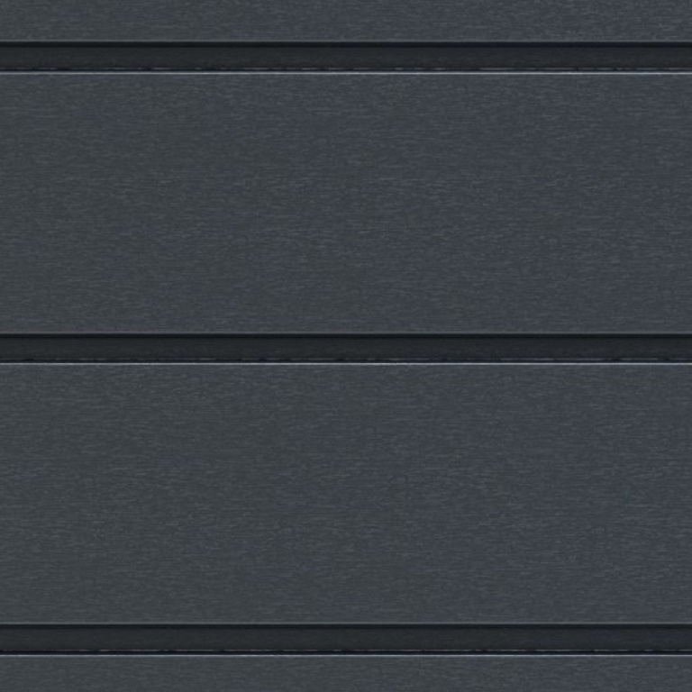 Vooraanzicht Keralit antraciet sponningdeel 167 mm