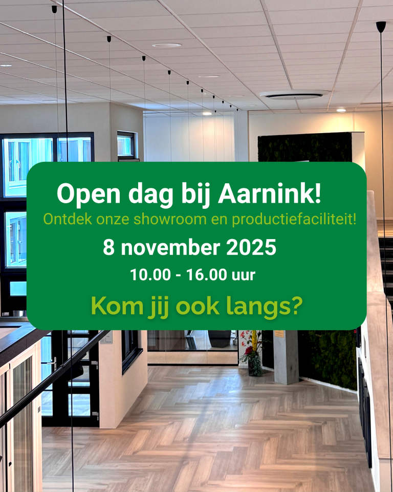 Open dag Aarnink kunststof kozijnen