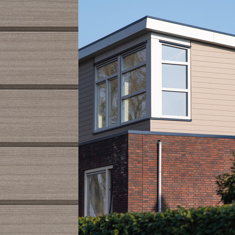 Keralit gevelbekleding sponningdeel 167 mm