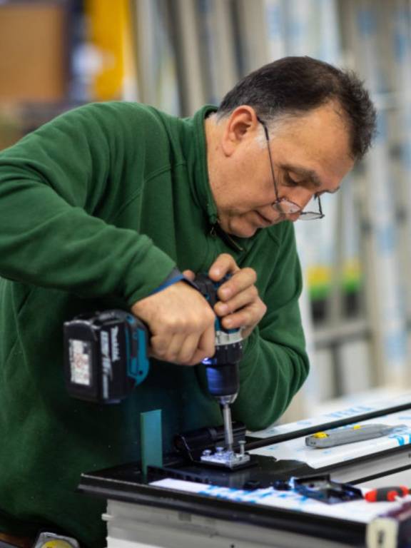 Productie Aarnink kunststof kozijnen