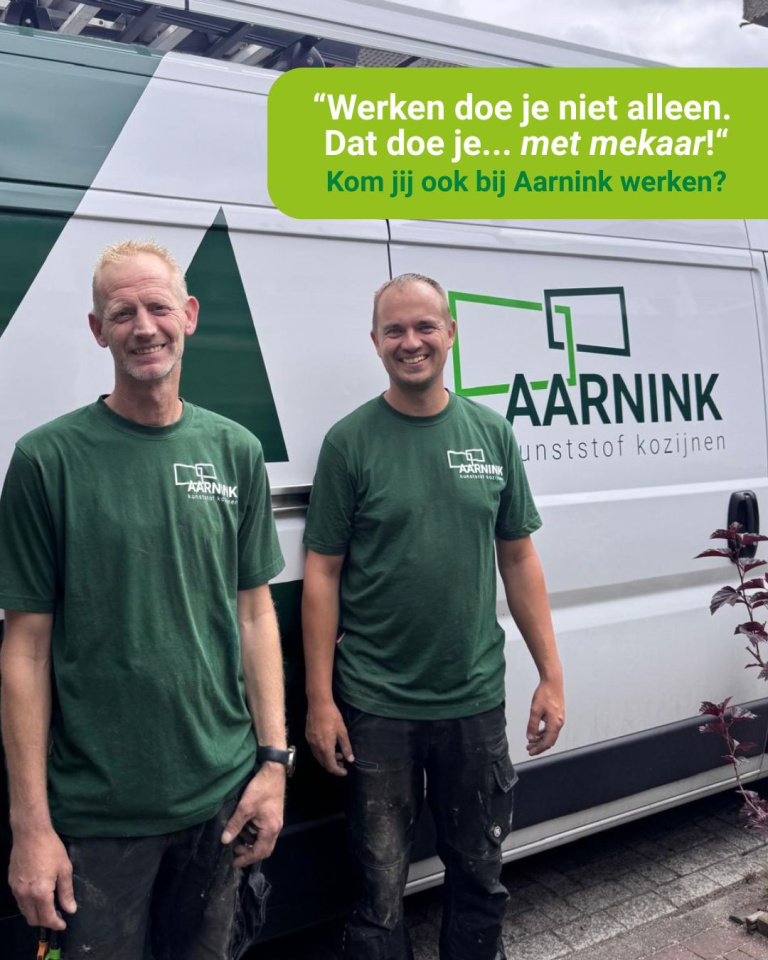 Werken bij Aarnink kunststof kozijnen